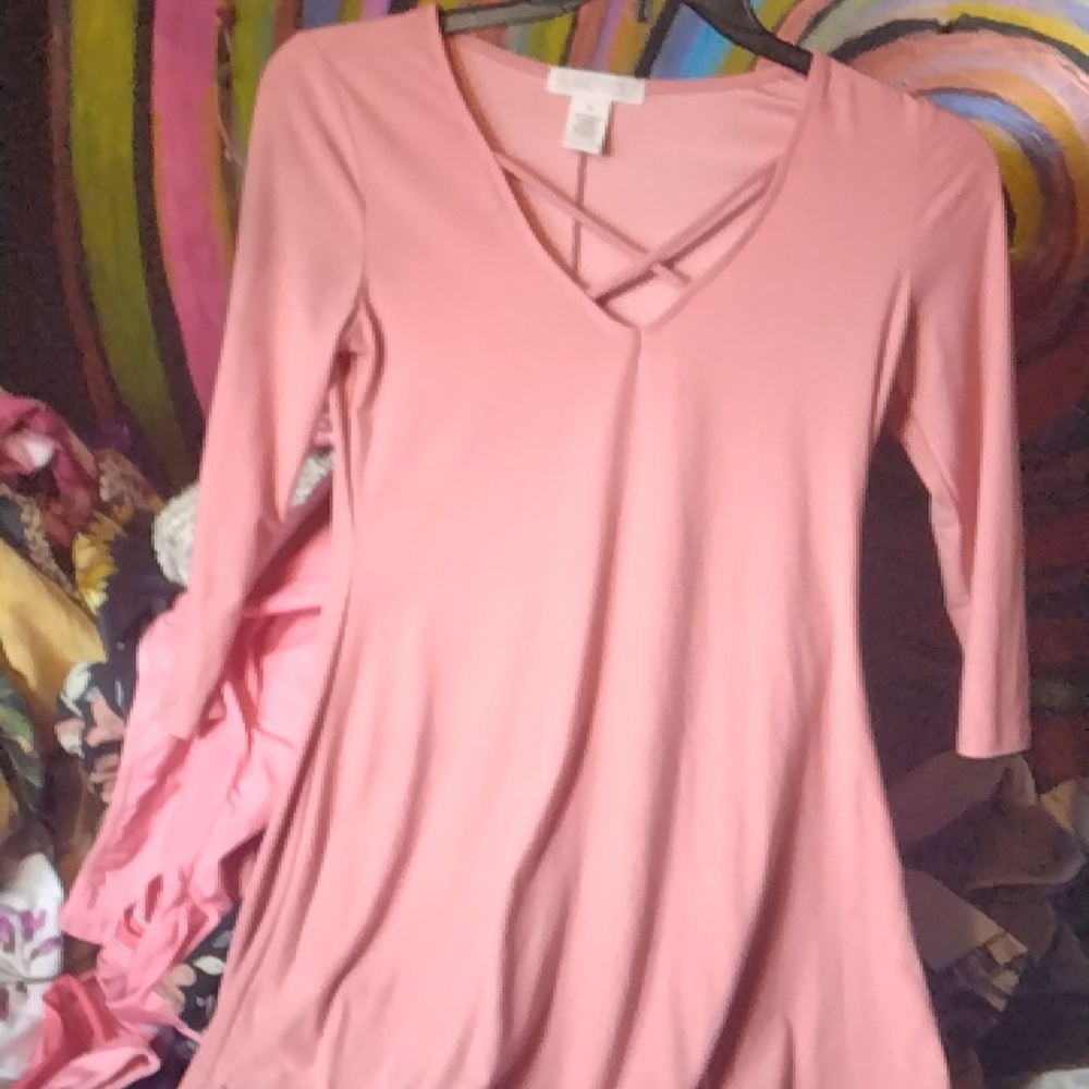 Pink lovely dress